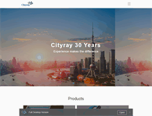 Tablet Screenshot of cityray.com